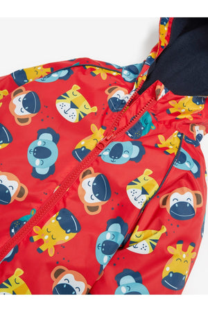 Next - Polar Lined Animal Patterned Children's Raincoat - 3-4 Years 