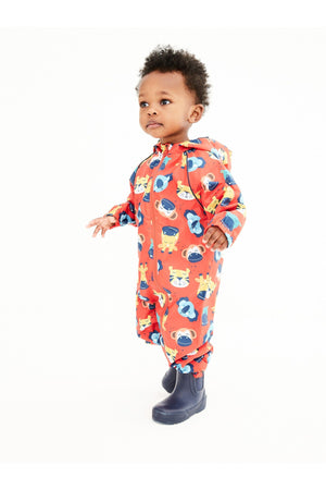 Next - Polar Lined Animal Patterned Child Raincoat - 3-6 Months 