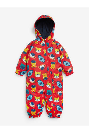 Next - Polar Lined Animal Patterned Child Raincoat - 9-12 Months 