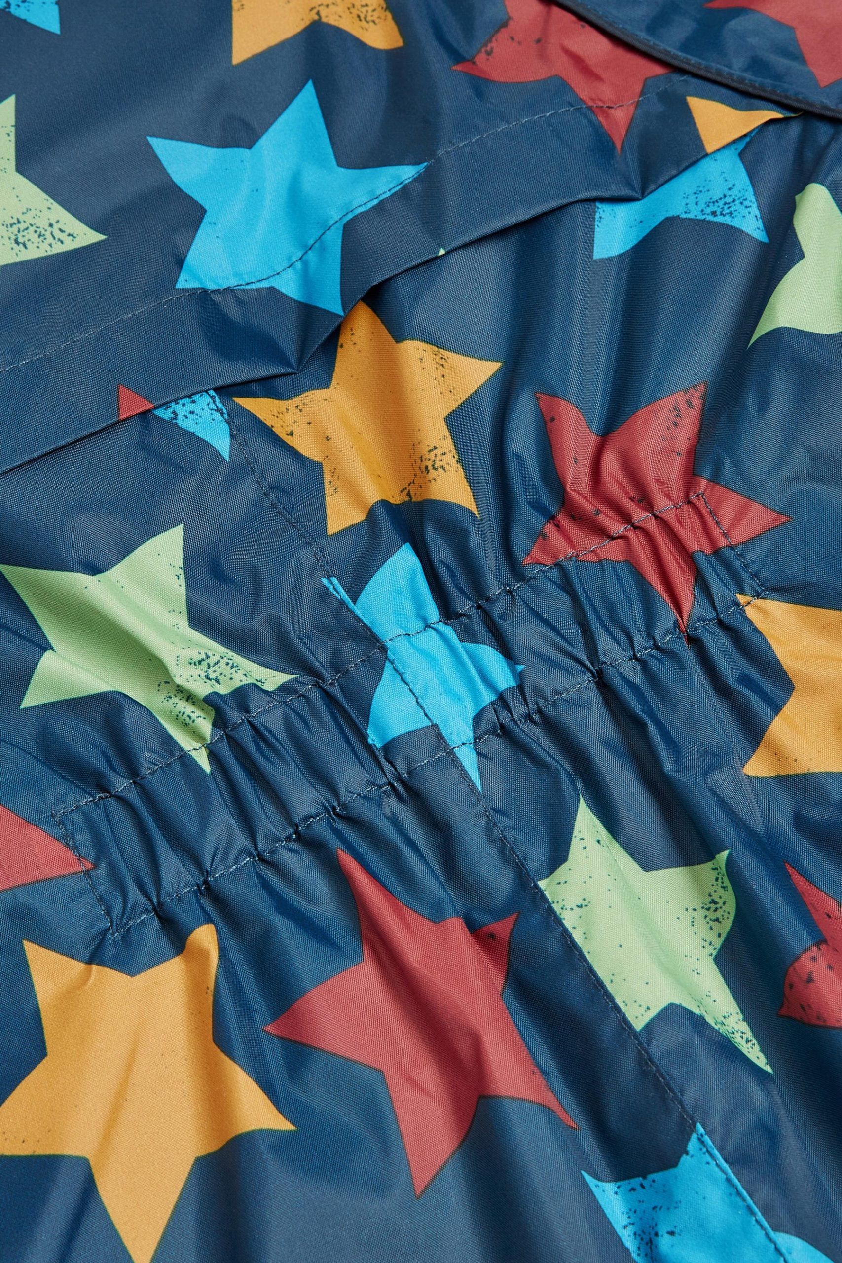 Next - Polar Lined Star Patterned Child Raincoat - 3-6 Months 