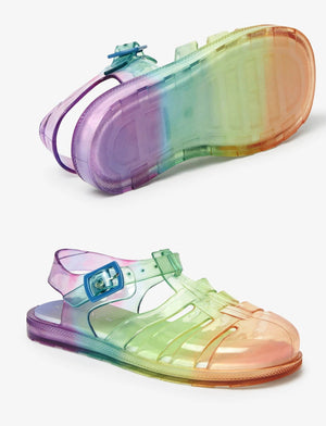 Next - Soft Soled Rainbow Kids Jelly Sandals - 24 