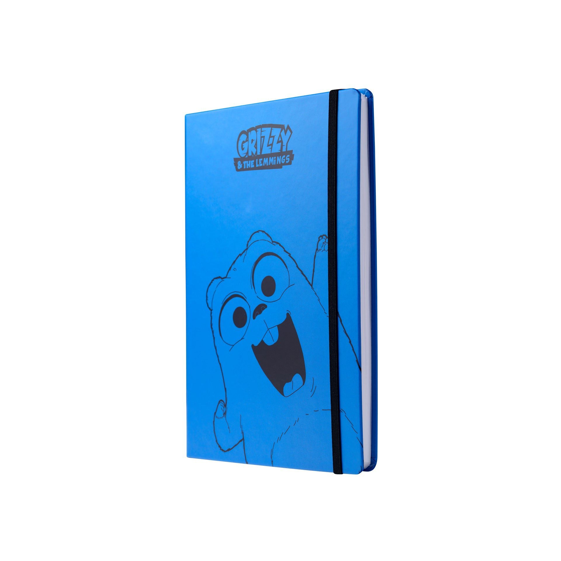 Grizzy ve Lemmingler - Lemming A5 Çizgili Not Defteri-Dinossi