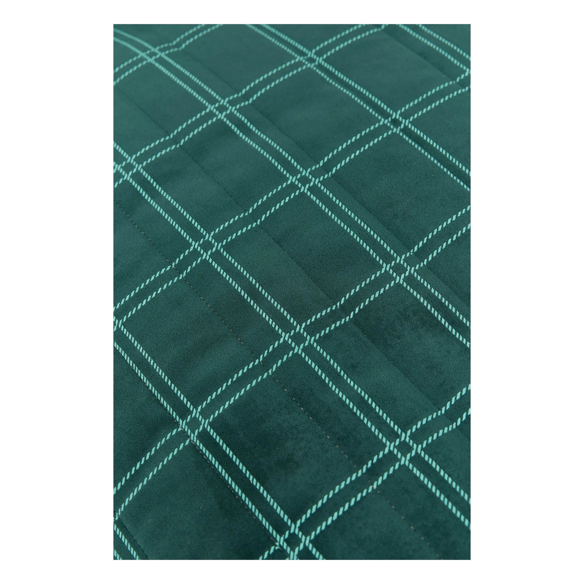 Nobodinoz - Eko velvet long pouf | Green