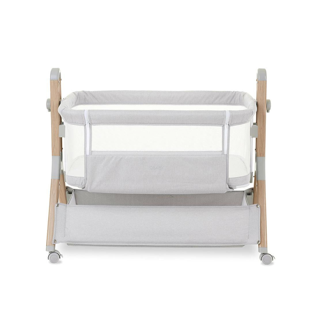 Obaby Cloud Bedside Crib - Grey-Bedside Cribs-Grey-Crib | Natural Baby Shower