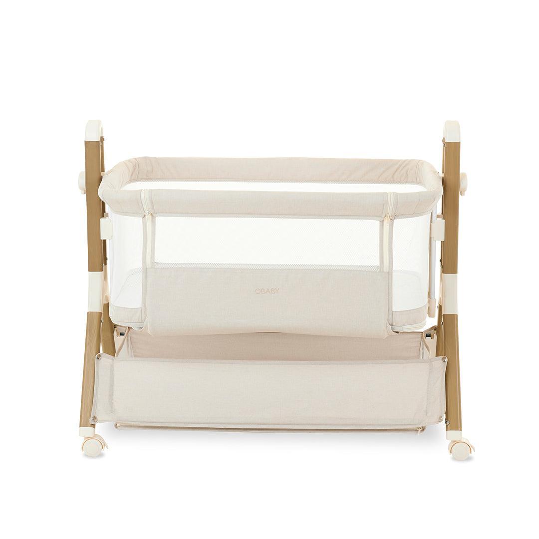 Obaby Cloud Bedside Crib - Oatmeal-Bedside Cribs-Oatmeal-Crib | Natural Baby Shower