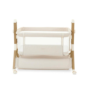 Obaby Cloud Bedside Crib - Oatmeal-Bedside Cribs-Oatmeal-Crib | Natural Baby Shower