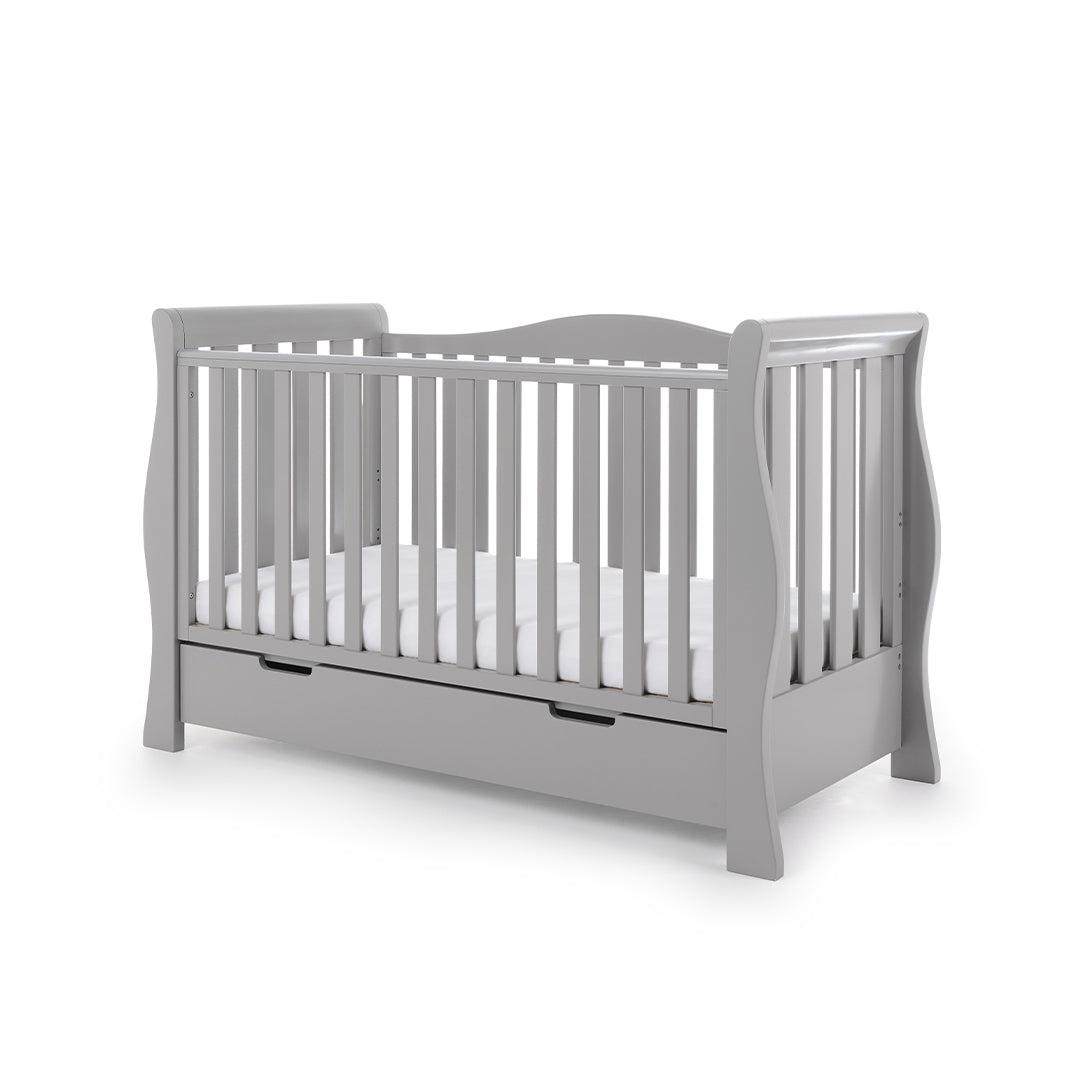 Obaby Stamford Luxe 4 Piece Room Set - Warm Grey-Nursery Sets- | Natural Baby Shower