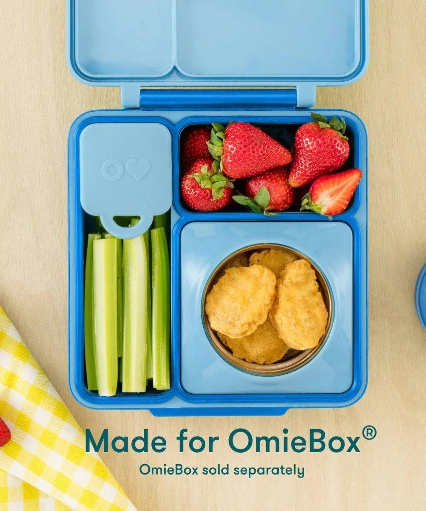 OmieBox Bento Box Inner Compartment Containers 2pcs Red and Yellow