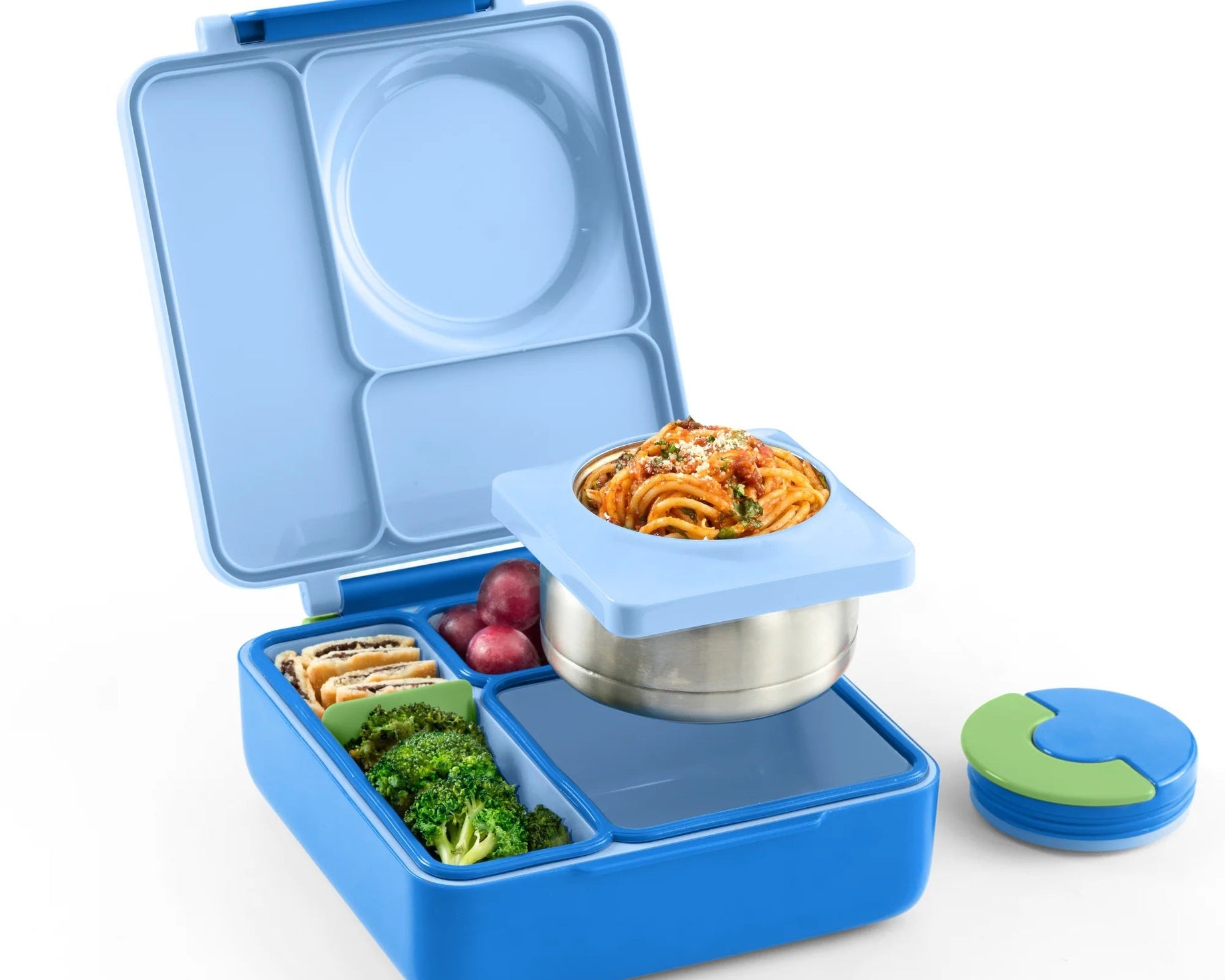 Omiebox - Thermal Insulated Sea Blue Bento Lunch Box