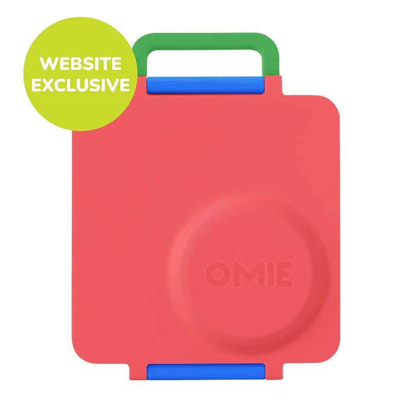 OmieBox Heat Insulated Red Bento Lunch Box