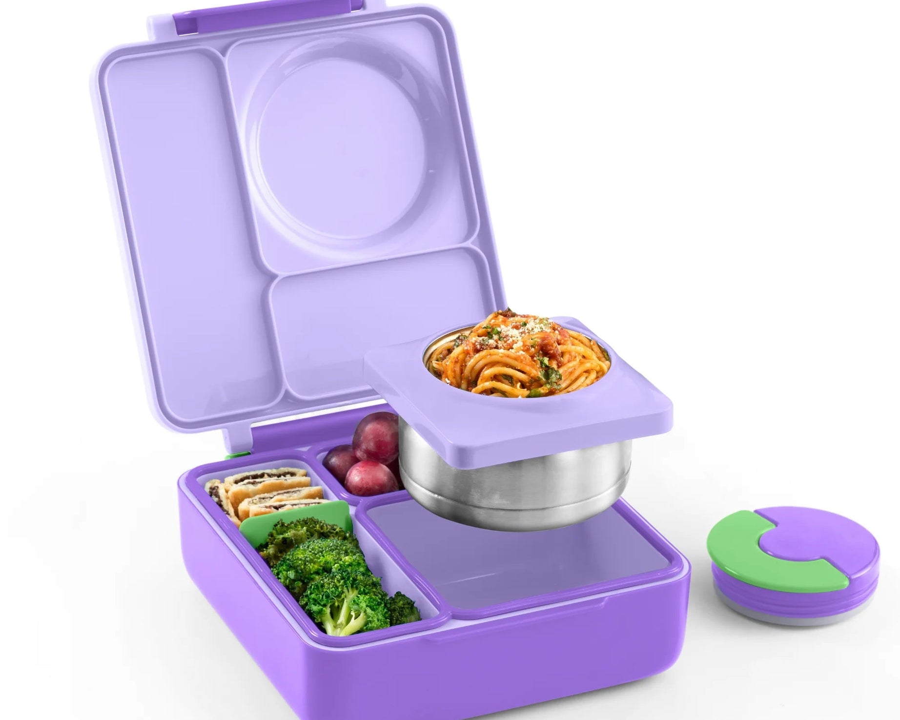 Omiebox - Heat Insulated Lilac Purple Bento Lunch Box