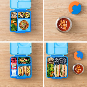 OmieBox - Insulated Blue Bento Lunch Box