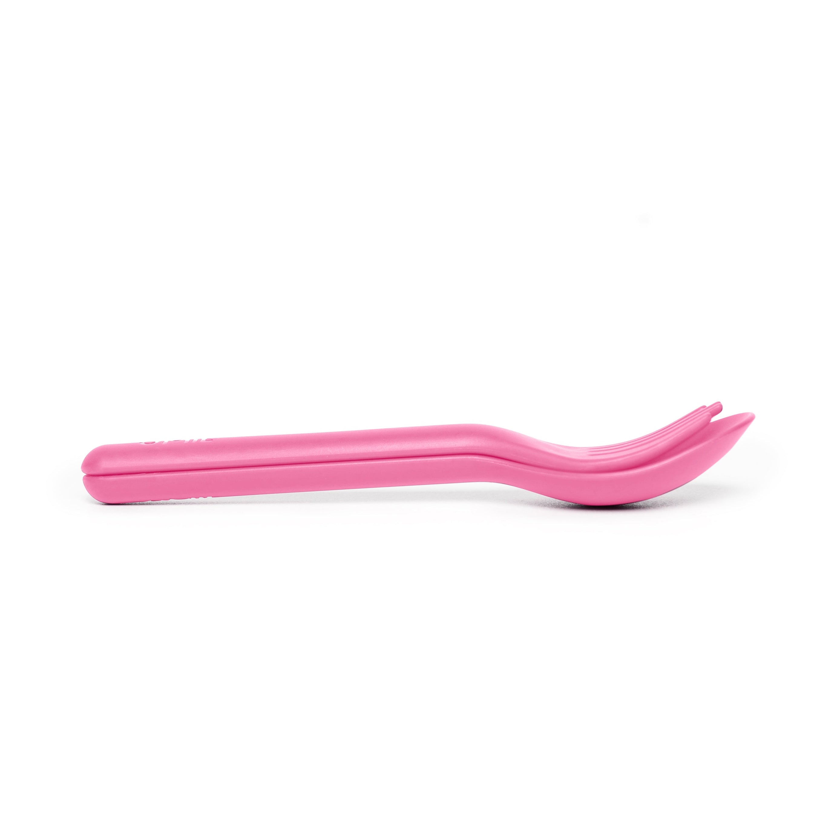 Omiebox - OmiePod Balloon Pink Silicone Fork and Spoon Set