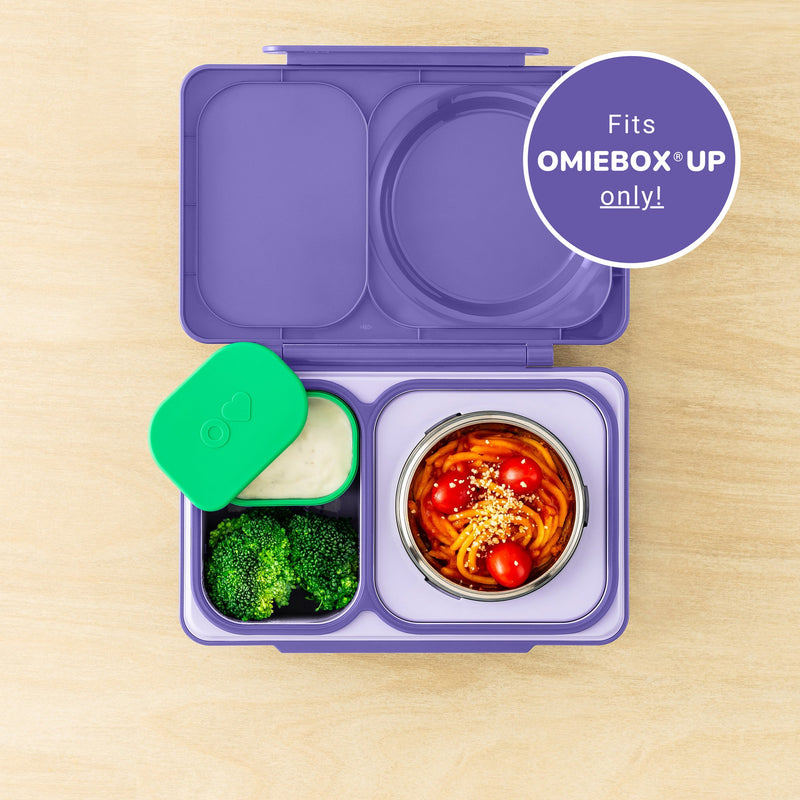 Omiebox - UP Bento Box Inner Compartment Containers 2pcs Purple/Green
