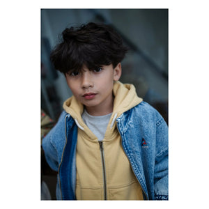 Repose AMS - Organic Cotton Denim Windbreaker | Washed Blue