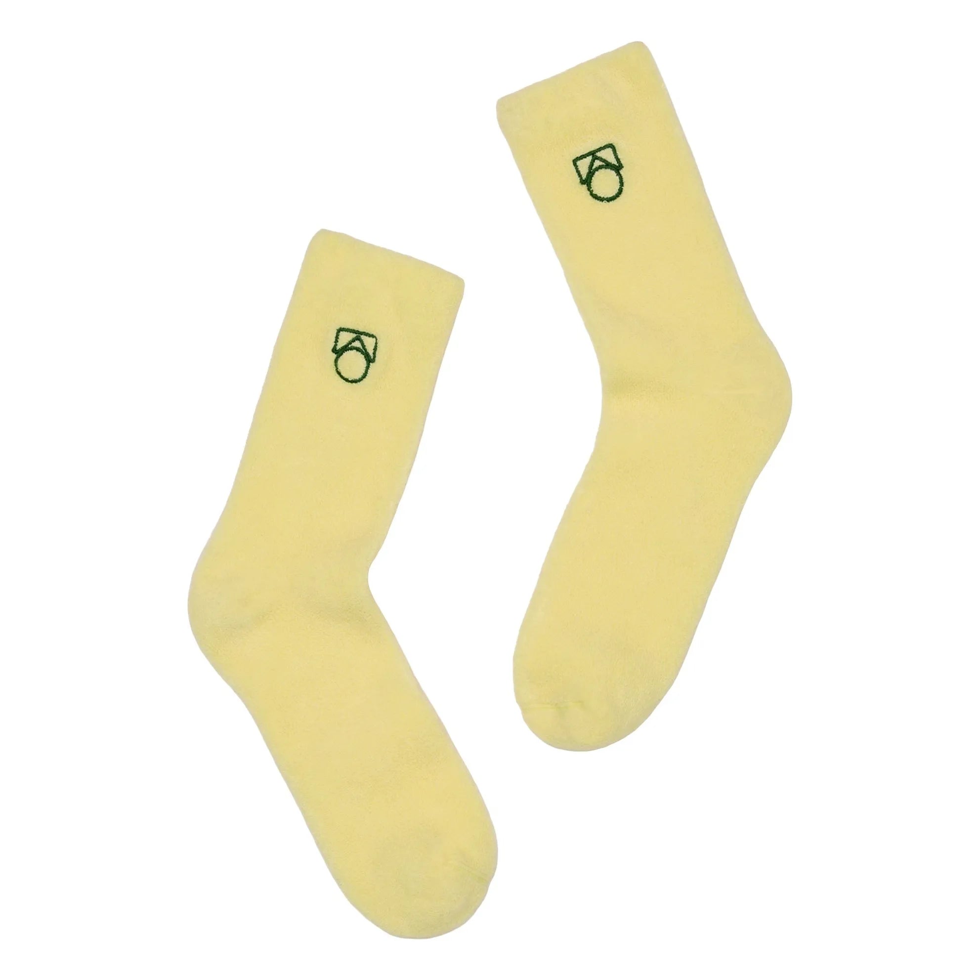 Main Story - Organic Cotton Logo Socks | Yellow