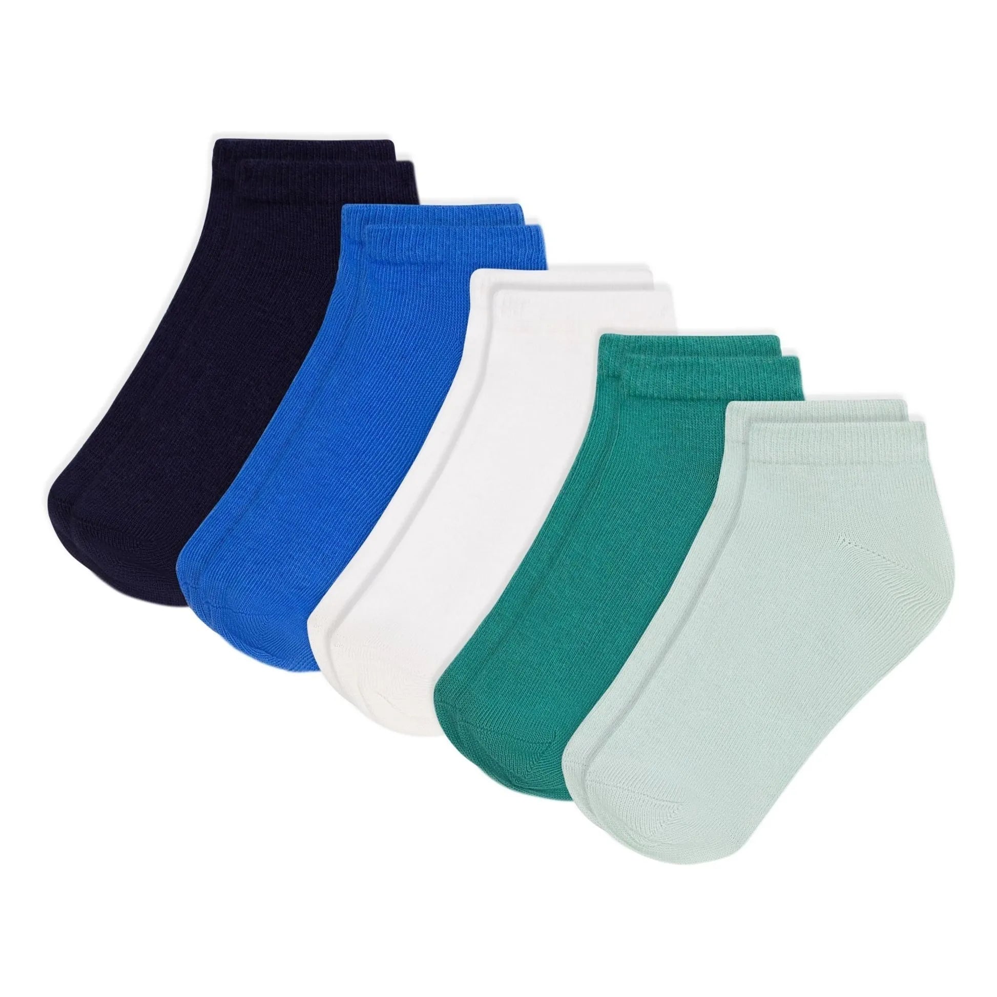 Petit Bateau - 5 Pairs of Low Socks | Green