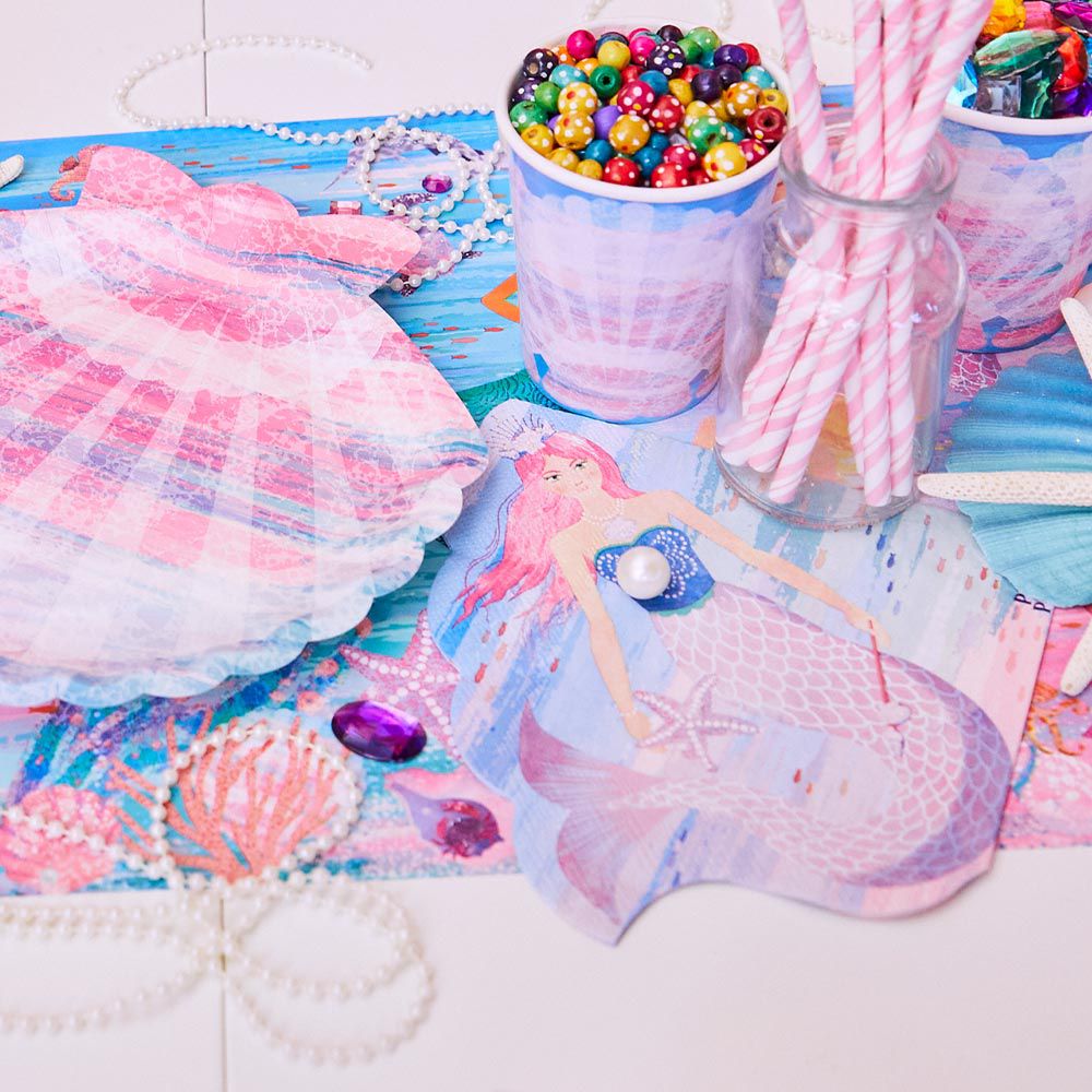 Party Pieces - Mermaid 16 Piece Party Napkins 