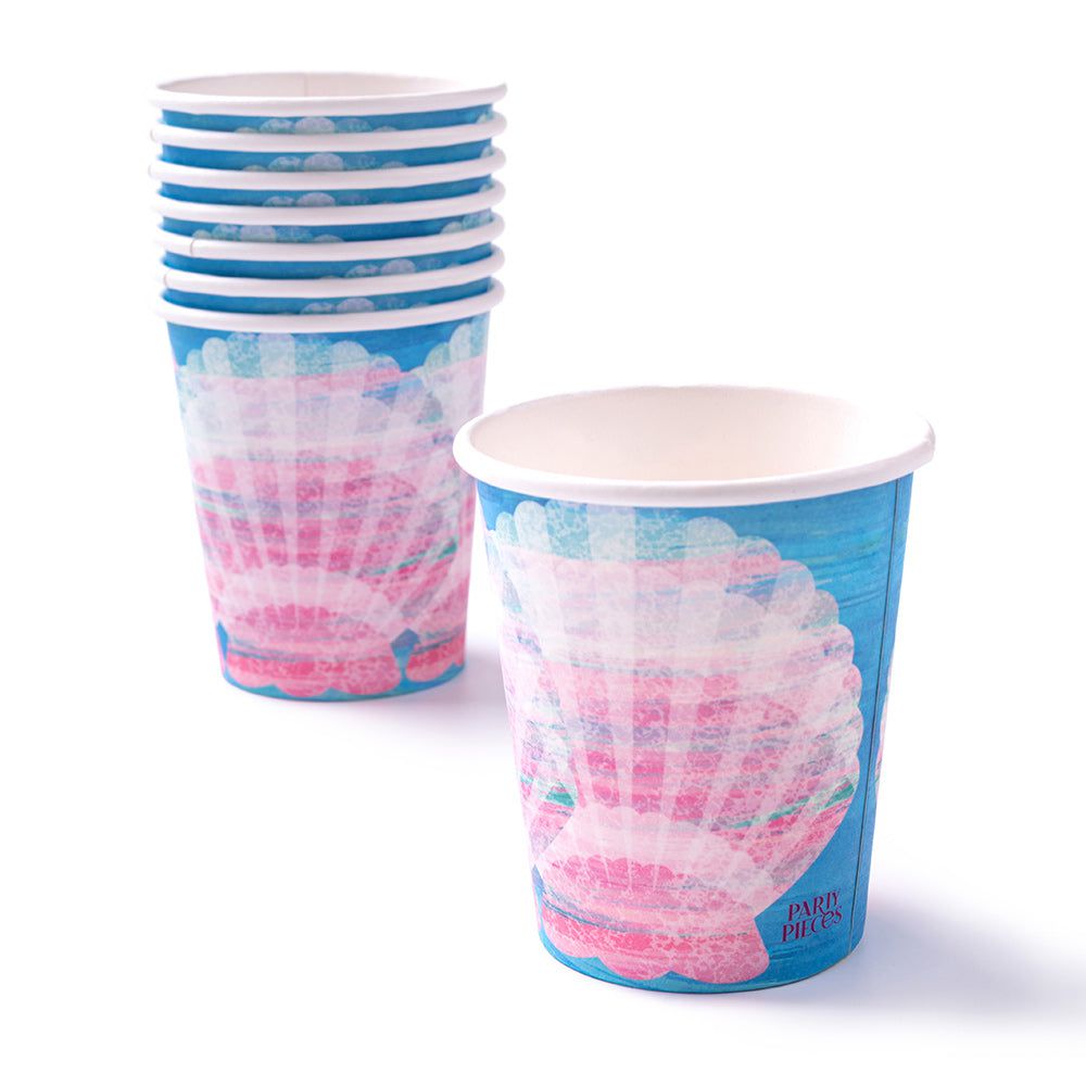 Party Pieces - Mermaid 8-Piece Party Paper Cups 