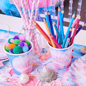 Party Pieces - Mermaid 8-Piece Party Paper Cups 