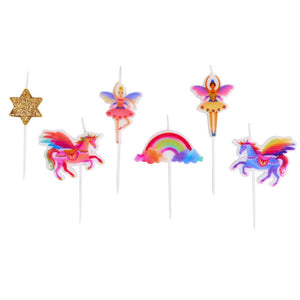 Party Pieces - Unicorn 5-Piece Party Candles