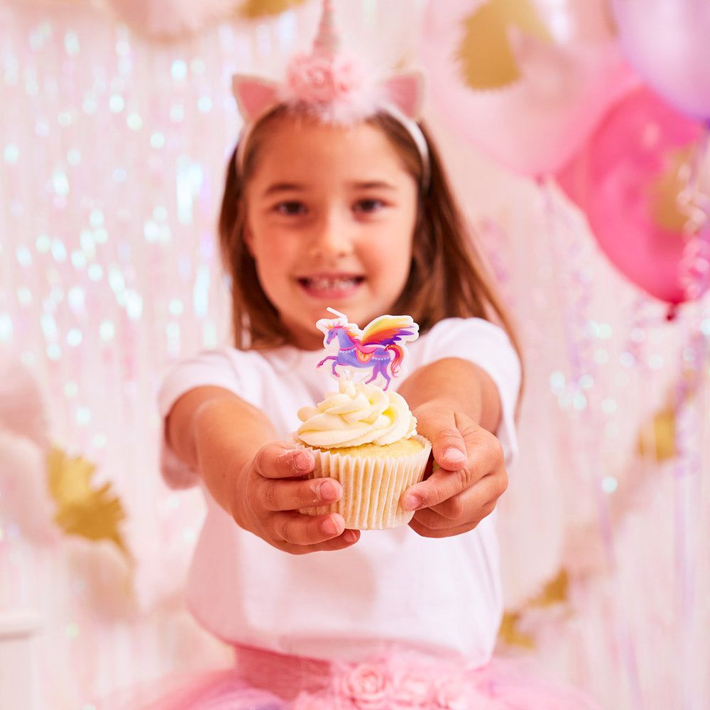 Party Pieces - Unicorn 5-Piece Party Candles