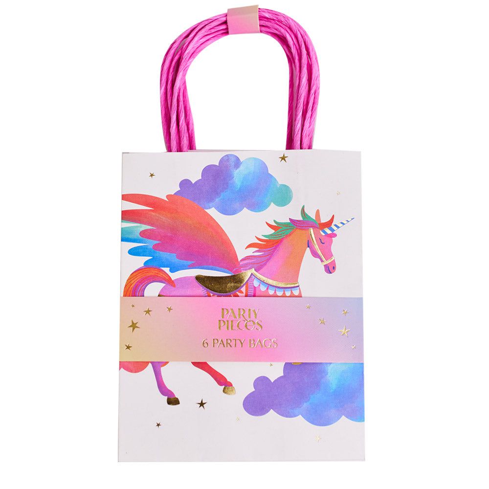Party Pieces - Unicorn 6-Pack Gift Bag 