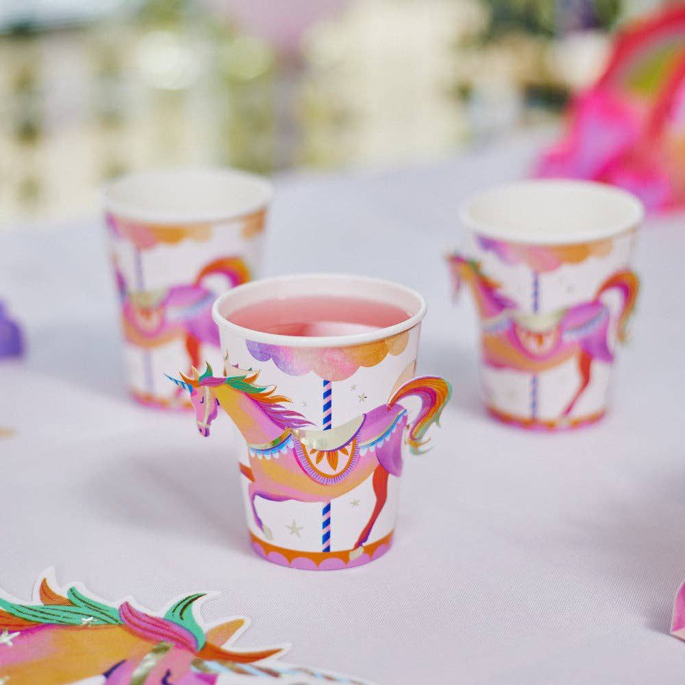 Party Pieces - Unicorn 8-Piece Party Paper Cups