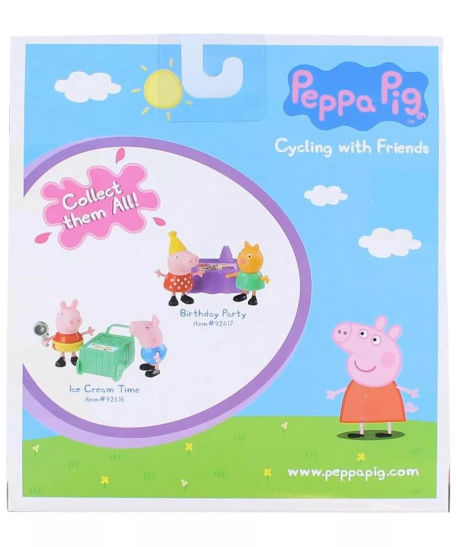 Peppa Pig - Figure Toy Set on a Bicycle Trip with Friend
