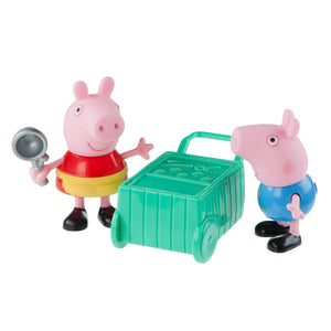Peppa Pig - Peppa and George Ice Cream Shop Figure Toy Set