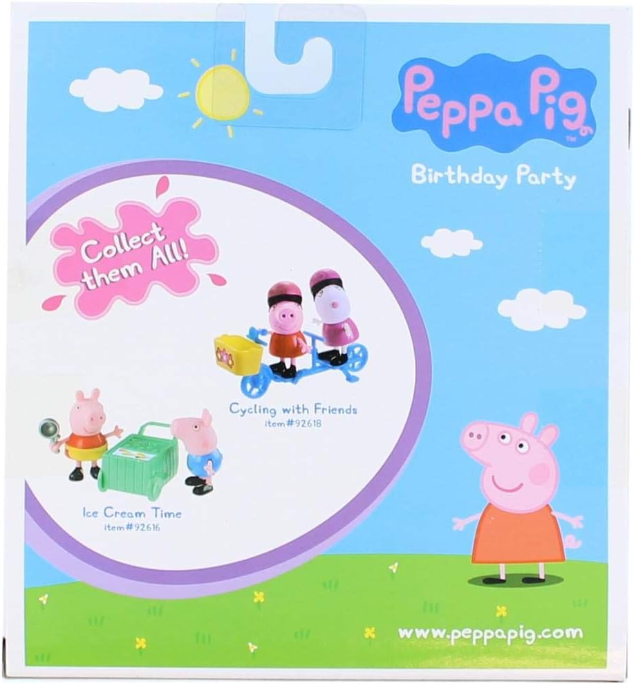 Peppa Pig - Peppa & Candy Cat Birthday Party Figure Toy Set