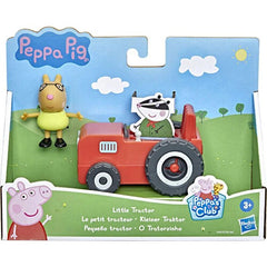 Peppa Pig - Single Figure and Vehicle Mini Tractor Toy Set