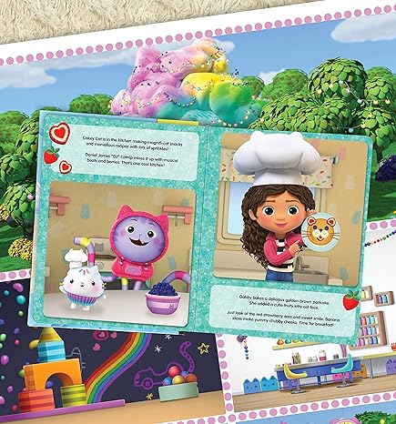 Phidal - Gabby's Dollhouse English Activity and Story Book
