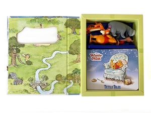 Phidal - Winnie the Pooh Tattle Tales English Activity and Story Book with Figure Toy