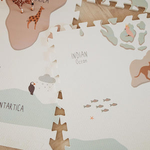 Play & Go Tiloo Puzzle Play Mat - World Map-Play Mats-World Map- | Natural Baby Shower