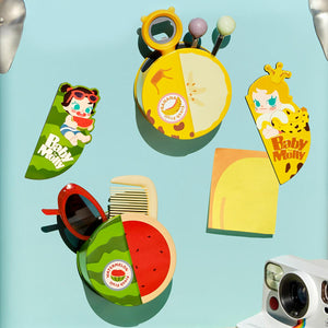 Pop Mart - Original Baby Molly Fruity Aroma Series Magnetic Closure Storage Blind Box Set