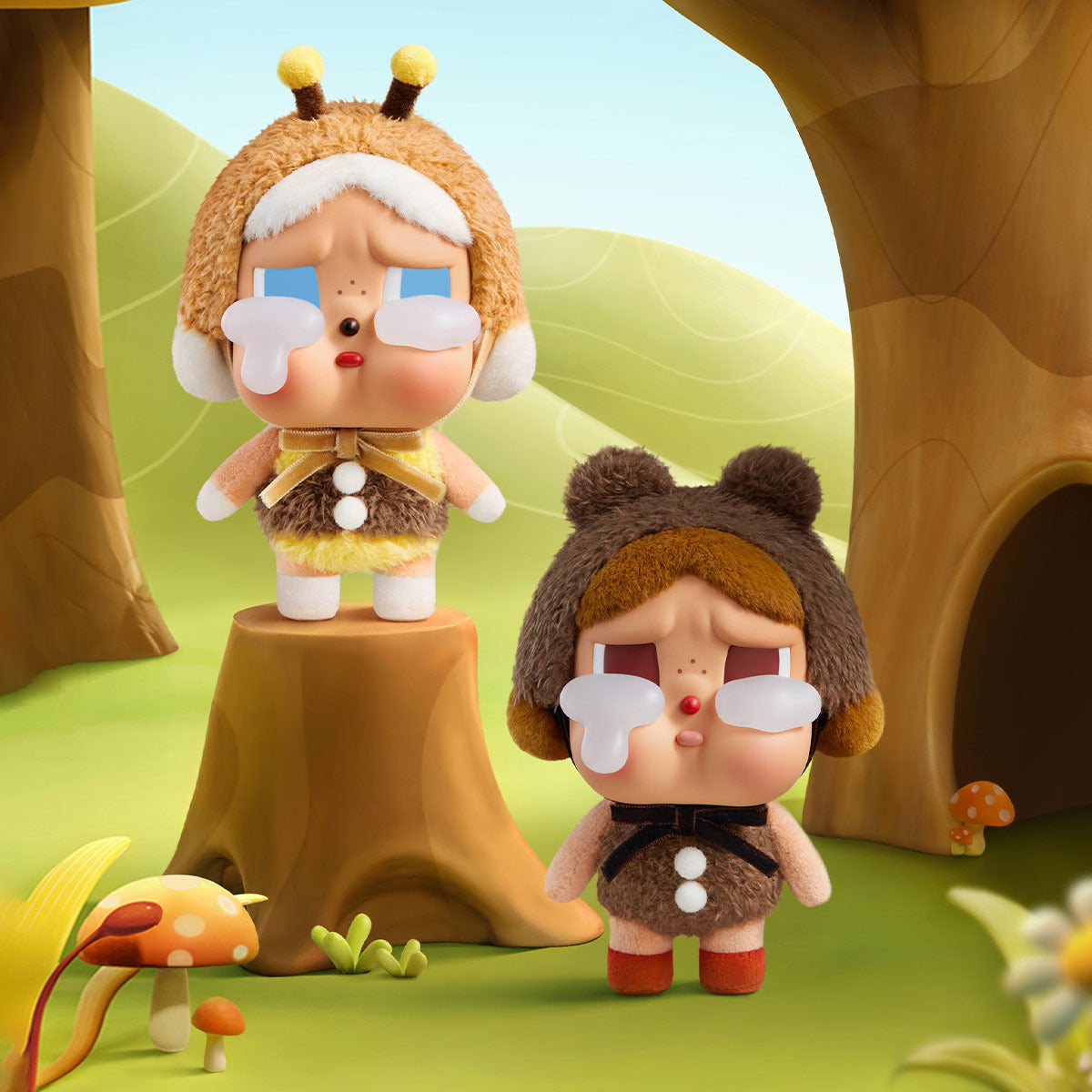 Pop Mart - Original Crybaby Crying Again Series Vinyl Plush Doll Surprise Blind Box