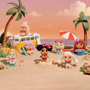 Pop Mart - Original Crybaby Vacation Mode On Series Vinyl Plush Doll Surprise Blind Box
