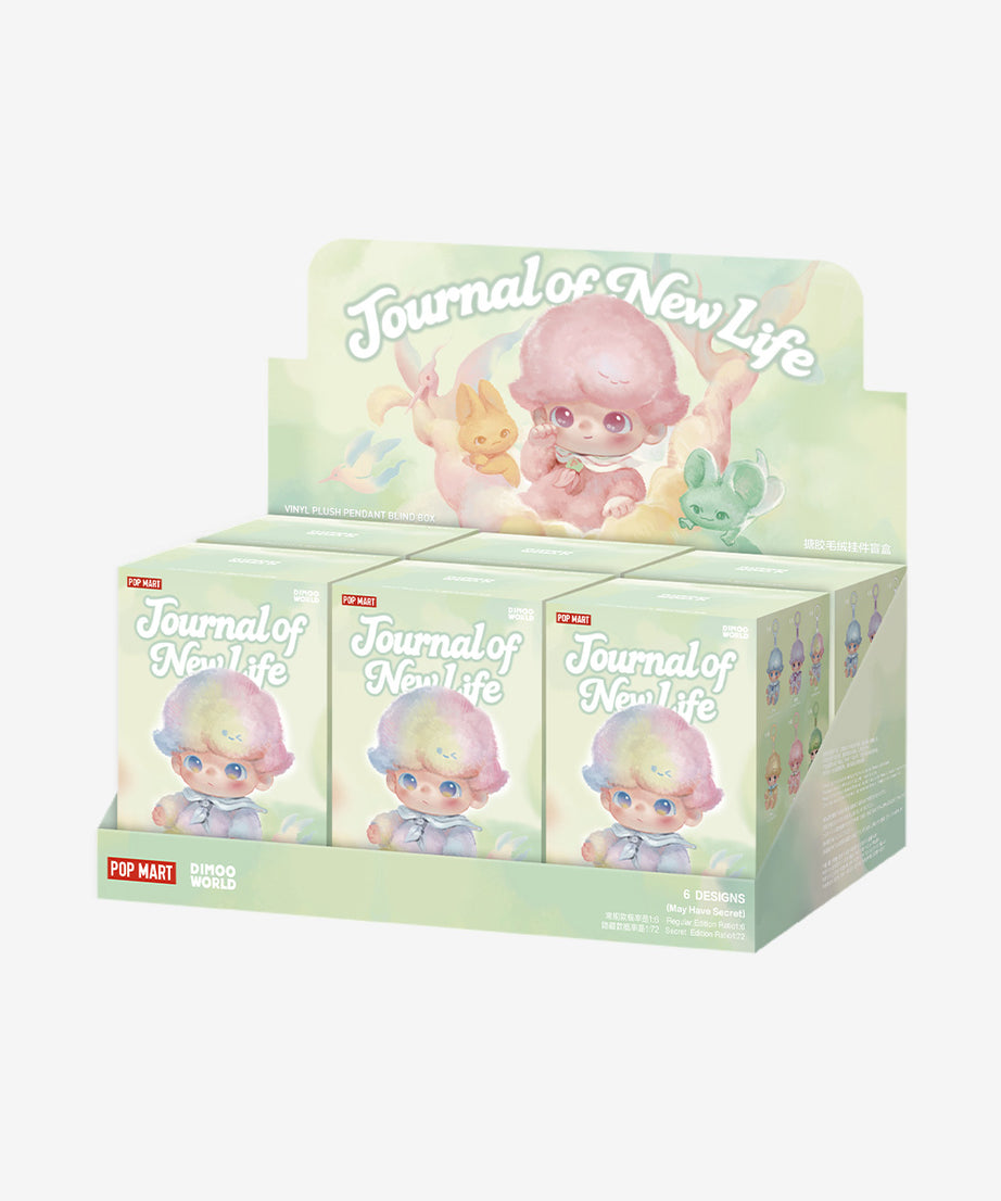 Pop Mart - Original DIMOO Journal of New Life Series Vinyl Plush Doll Surprise Blind Box