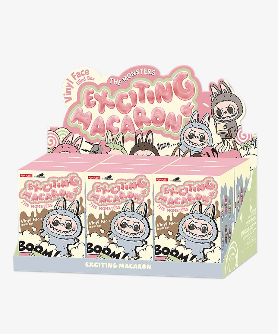 Pop Mart - Original Labubu THE MONSTERS: Exciting Macaron Vinyl Plush Doll Surprise Blind Box