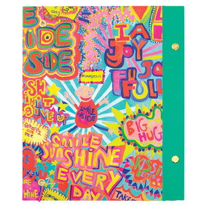 Portico Designs - Arthouse Unlimited A5 Hardcover Journal - Filled with Joy