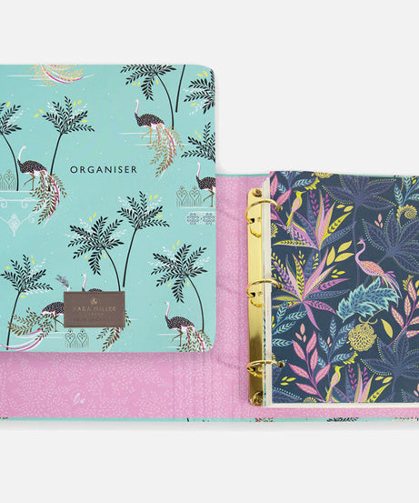 Portico Designs - Sara Miller: Ostrich and Palm Trees Organizer Planner