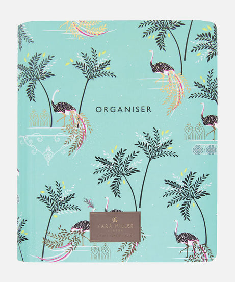 Portico Designs - Sara Miller: Ostrich and Palm Trees Organizer Planner
