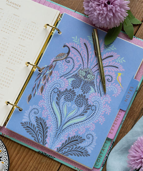 Portico Designs - Sara Miller: Ostrich and Palm Trees Organizer Planner