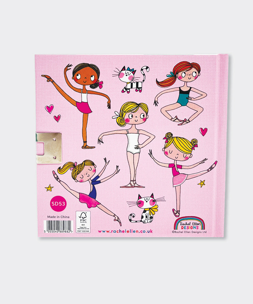 Rachel Ellen - Ballerina Lockable Secret Diary