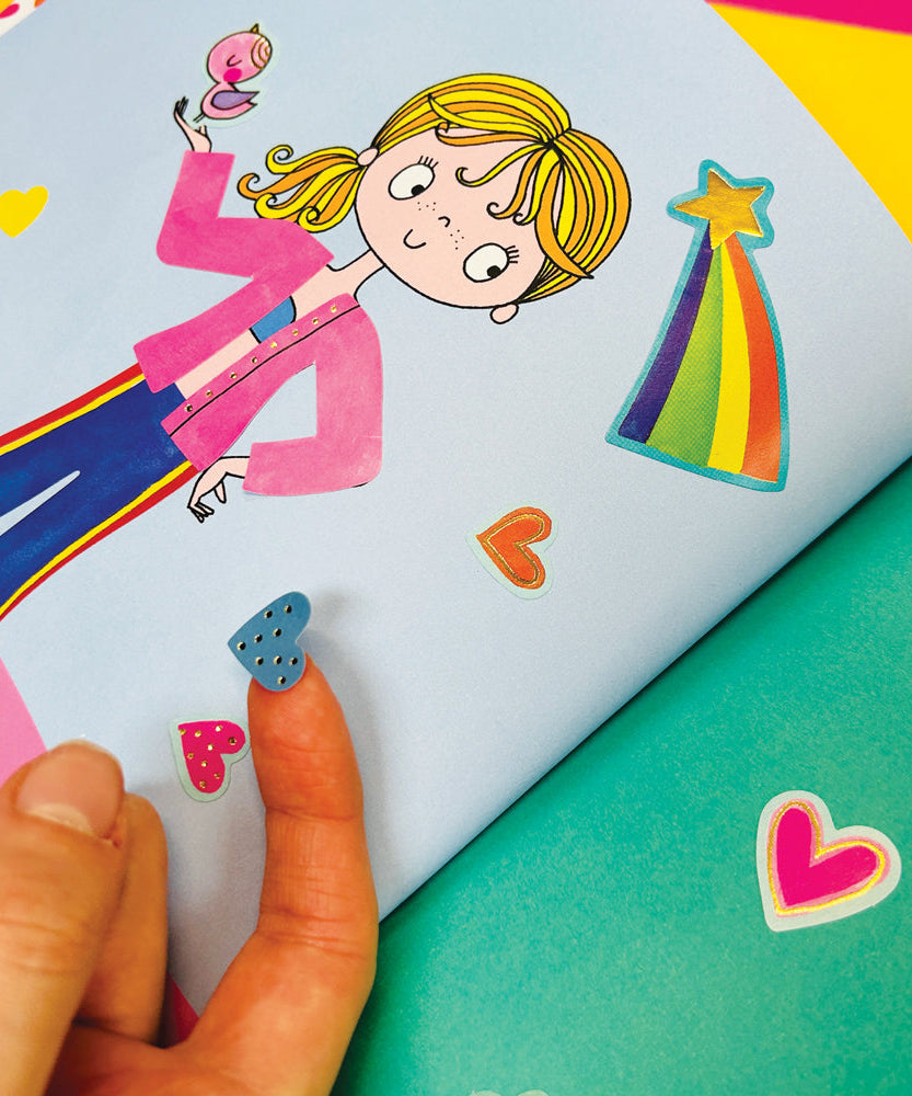 Rachel Ellen - Girl Power Sticker Scene Coloring and Activity Book