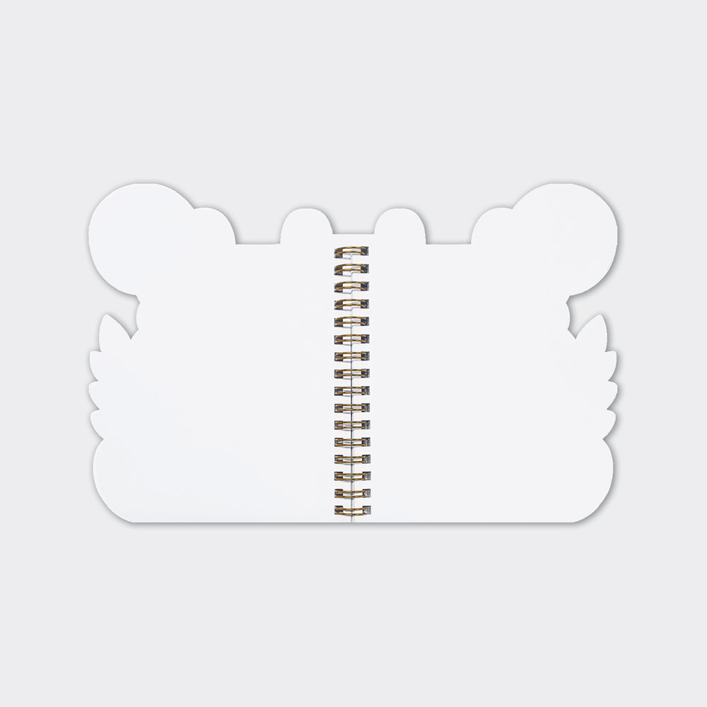 Rachel Ellen - Leopard Shaped Wire Bound Notebook
