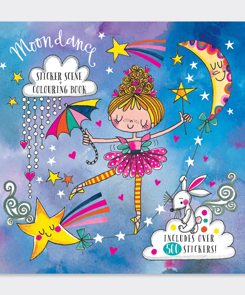 Rachel Ellen - Moondance Sticker Scene Coloring and Activity Book