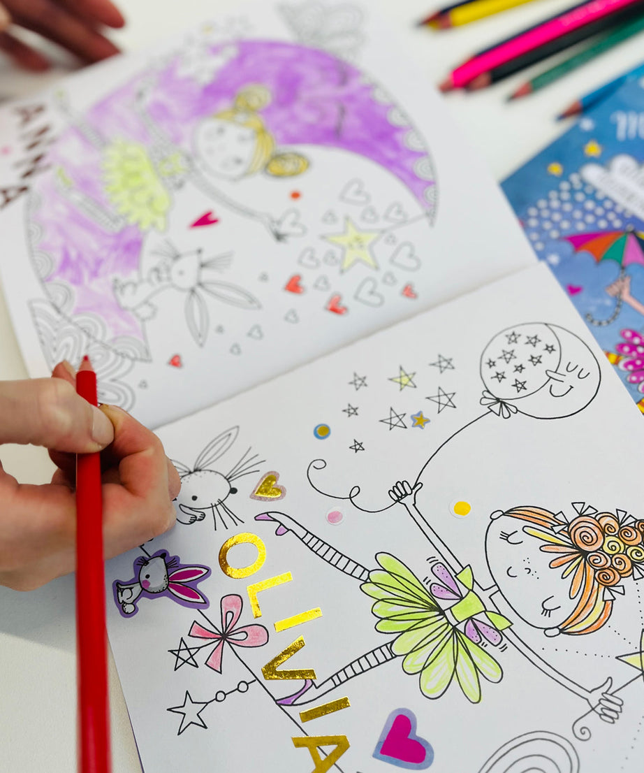 Rachel Ellen - Moondance Sticker Scene Coloring and Activity Book