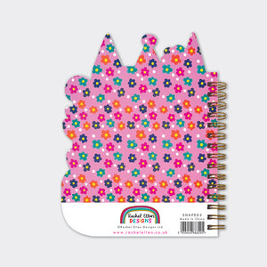 Rachel Ellen - Purr-fect Cat Shaped Spiral Notebook